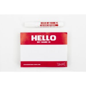Sticker Hello my name is