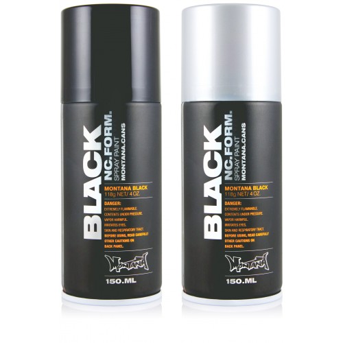barcelona montana black graffiti spray 150