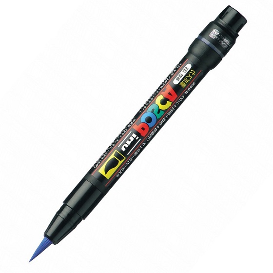 Posca ponta pincel, posca pincel pf350, rotulador posca punta pince PF350, pincel rotulador,