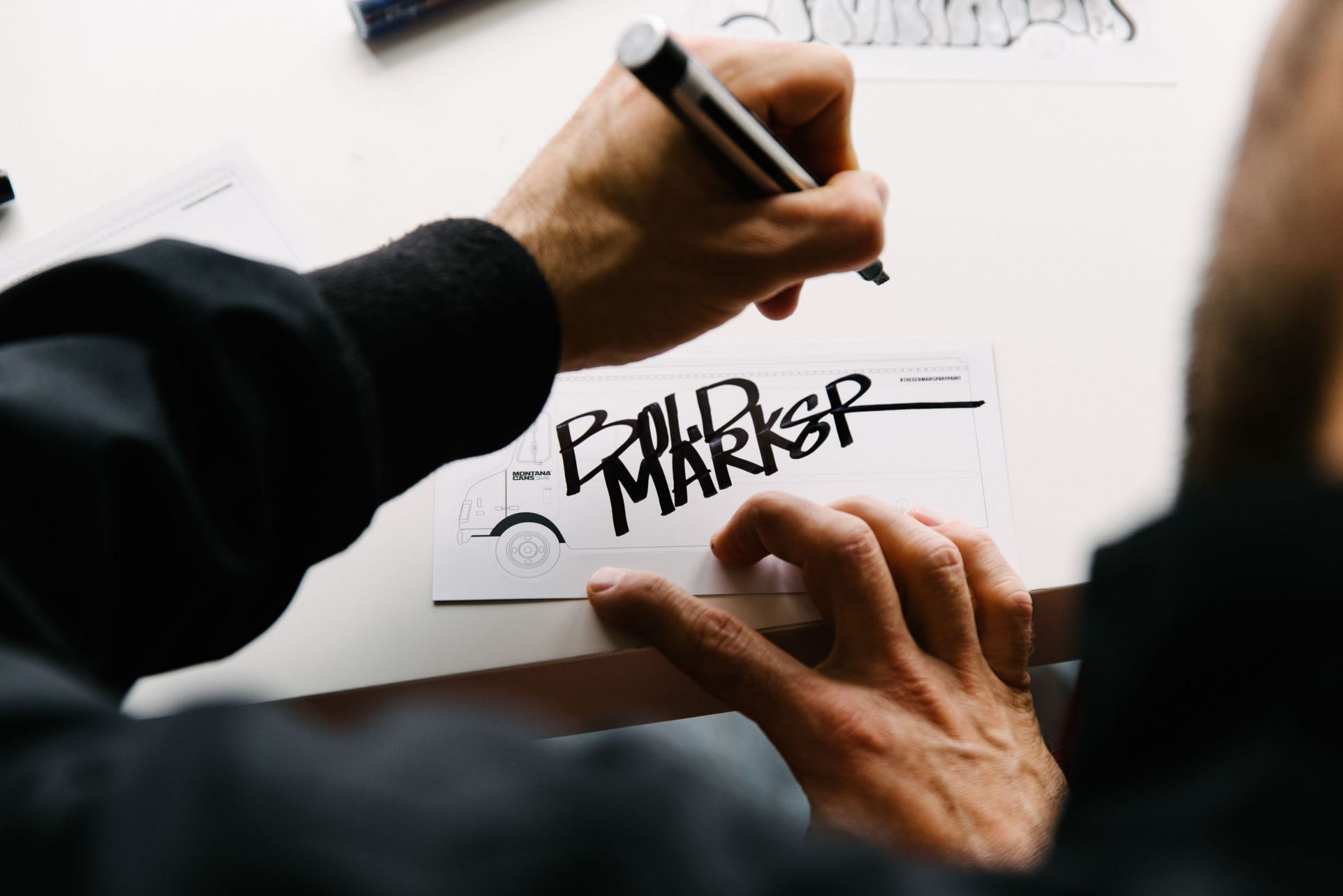 Pegatinas graffiti furgoneta